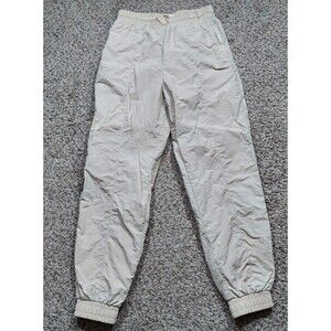 Wilo the Label Parachute Jogger Pants Womens S Tan Neutral High Rise Streetwear